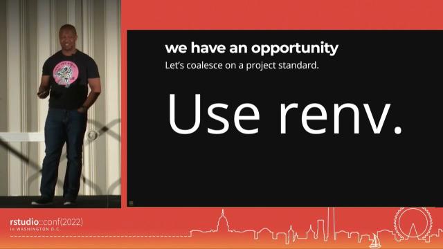 E. David Aja | You should be using renv | RStudio (2022)