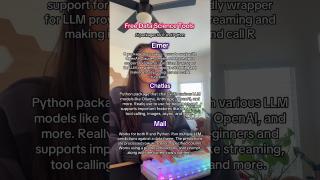 Free AI packages for R and Python #pythoncontent